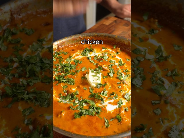 The BEST butter chicken in 20 MINUTES 😍 #Shorts