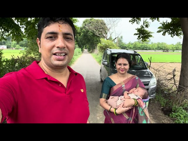 Journey To Parenthood: First Vlog With Our Baby | Shailani Mata Mandir Barabanki | @Aadi_vlogs.