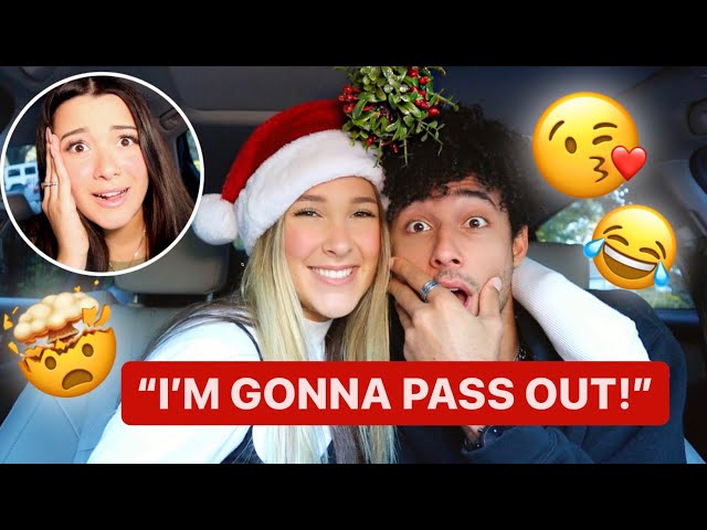 MISTLETOE PRANK ON MY BESTFRIEND 😘😱 *scared reaction* // Vlogmas Vlog 5 🎅🏼✨