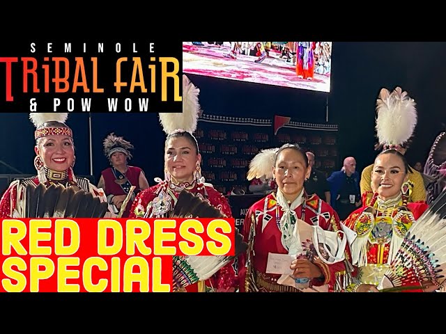 Red dress special | Seminole Tribal Fair Powwow 2025 | SNL