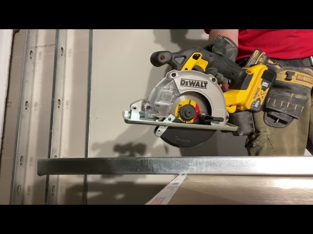 Dewalt Metal Saw - Cutting 20 Gauge Steel Stud Like Butter