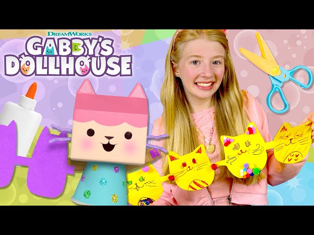 Purr-fect Paper Crafts with Baby Box | GABBY'S DOLLHOUSE