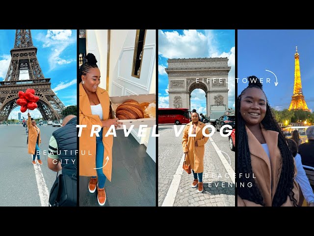 Europe Tour | France vlog , Eiffel Tower , Arc De Triomphe , Seine River , Biggest Croissant ever…