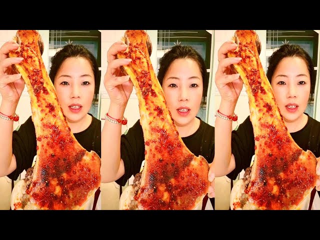 Large Beef Bone Marrow Mukbang