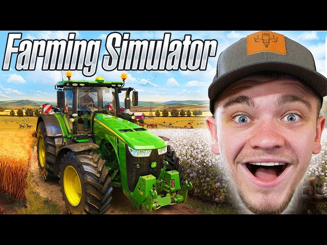 I Played Farming Simulator for the First Time!