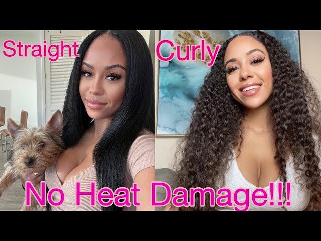 MY STRAIGHT TO CURLY HAIR ROUTINE *NO HEAT DAMAGE*