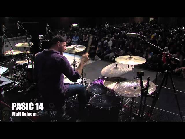 PASIC14 Matt Halpern Drumset Clinic