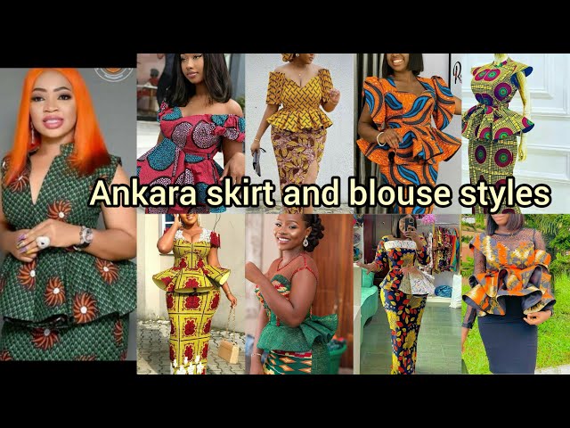 Flawless and superb Ankara styles for ladies | Ankara Long skirt and blouse styles | peplum tops