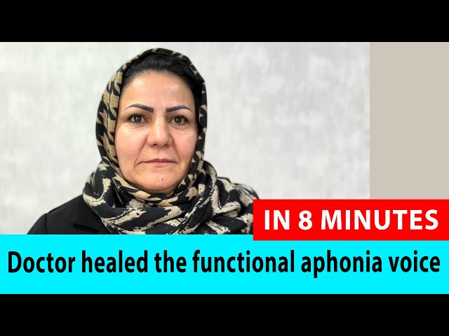 Practical treatment of functional aphonia in 8 minutes!