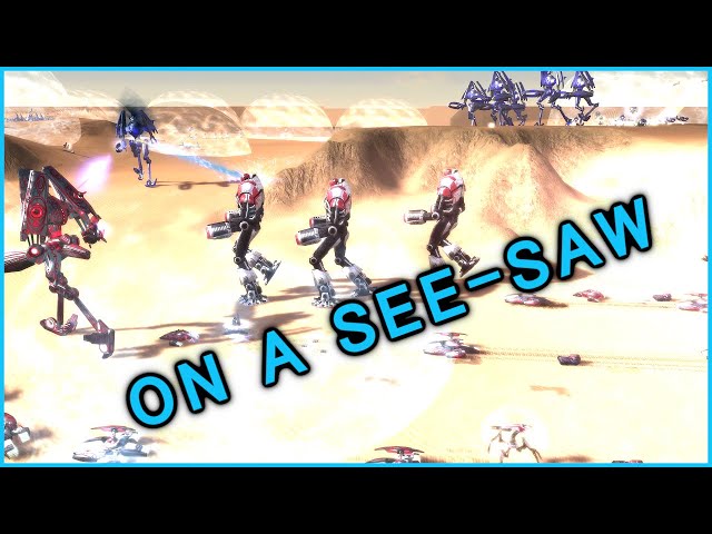 On A See-Saw : Supreme Commander Forged Alliance Forever #084 : 4v4 Ladder