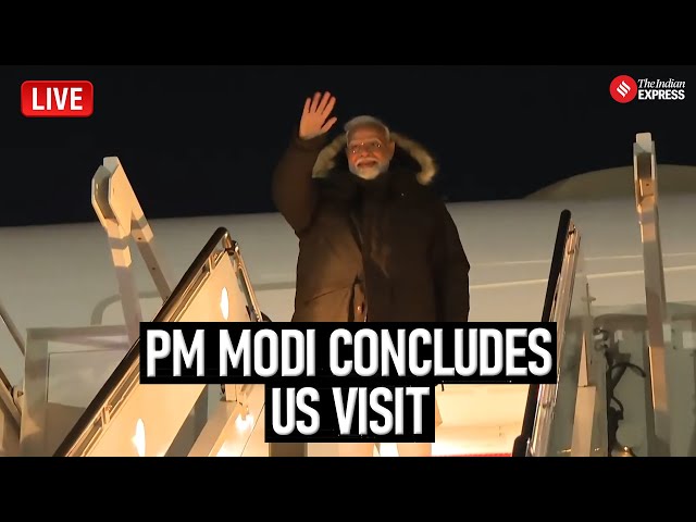 Live: PM Modi Emplanes For New Delhi After Concluding A Productive Visit To The US