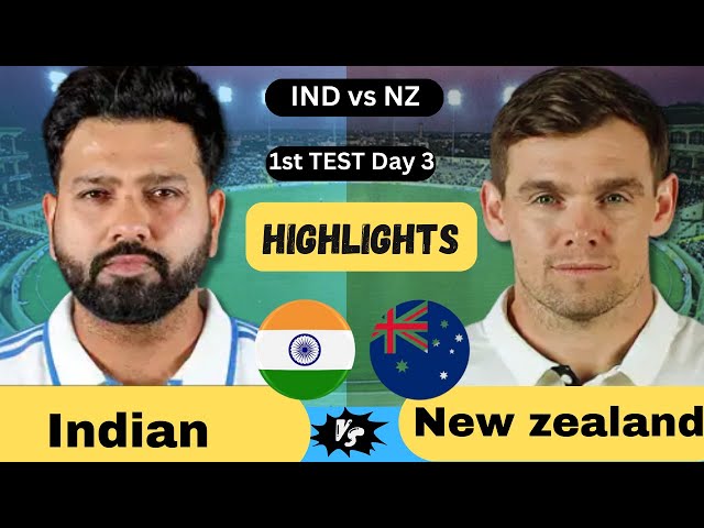 IND vs NZ |IND vs NZ Highlights | IND vs NZ  TEST Highlights | IND vs NZ #cricket