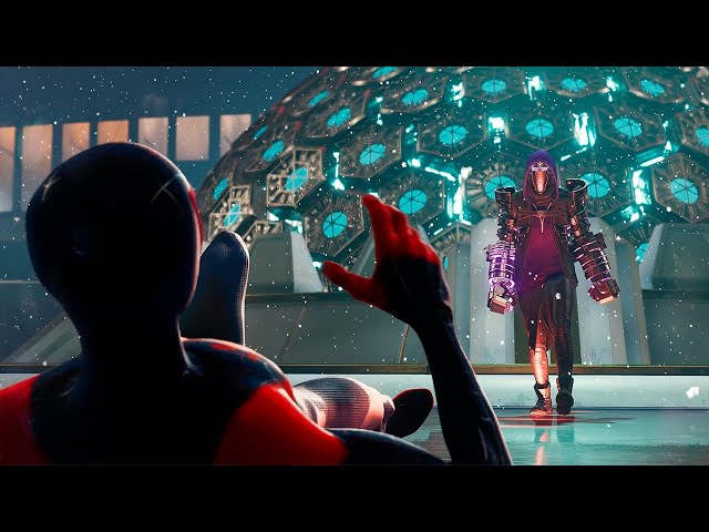 Spider-Man Miles Morales vs Tinkerer - Full Cinematic Fight Scene + Cutscenes |Amazing Difficulty 4K