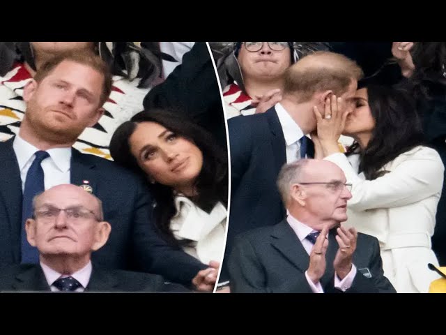 Meghan Markle and Prince Harry share passionate kiss during Invictus Games 2025