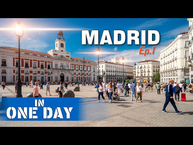 How to visit Madrid in one day? Ep.1 | 4k 50p