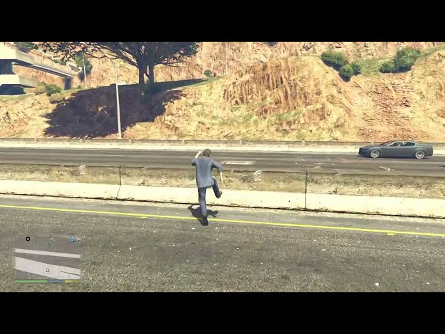 Failing a jump in Grand Theft Auto V