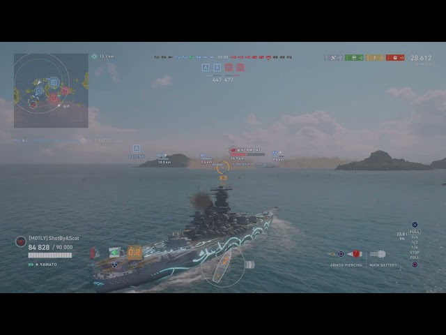 World of Warships: Legends Yamato last second win!