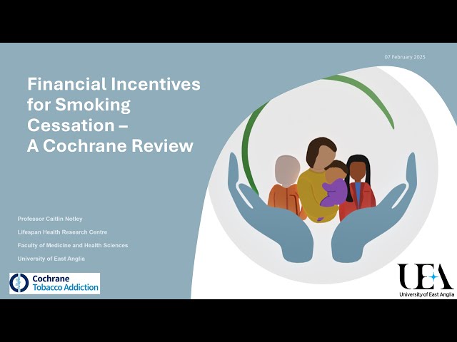 Caitlin Notley "Financial incentives for smoking cessation – A Cochrane review" | TOPS #101 | 2/7/25