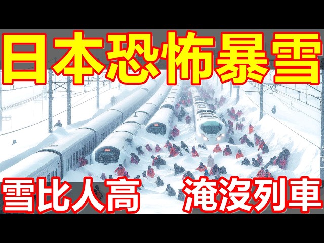 Japan suffers severe snowstorm disaster! 120 cm blizzard paralyzed the entire city!