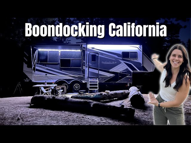 5th Wheel RV Boondocking in the San Bernardino National Forest