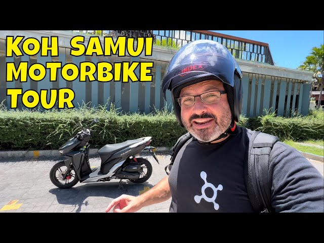 My FIRST THAILAND Motorbike Tour - KOH SAMUI Motorbike Tour - Day 1