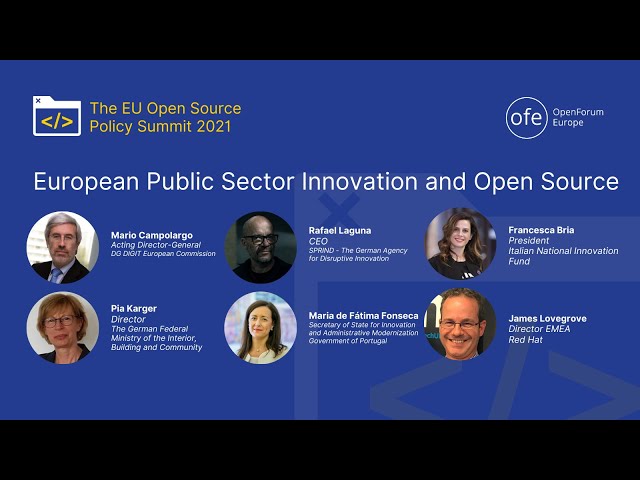 European Public Sector Innovation and Open Source