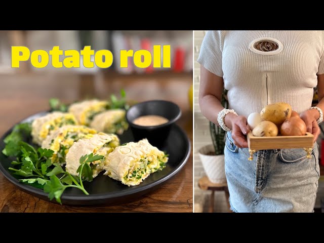 New Potato recipes | Potato and Egg Roll Recipe 😉ASMR COOKING| Vegetarian food