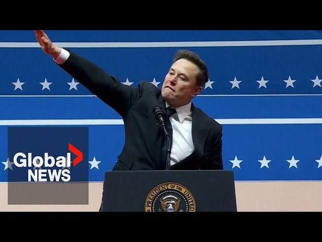 Elon Musk responds to accusations he made Nazi salute at Trump inauguration