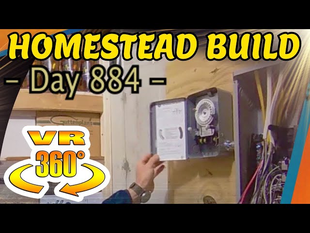 Homestead Building - Heavy Duty In-Line Electrical Timer Install