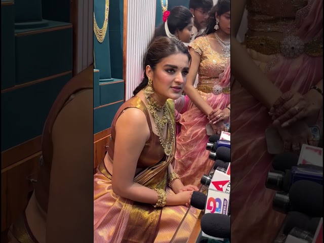 Nidhhi Agerwal on Working with Pawan Kalyan in Hari Hara Veera Mallu 🔥- #shorts