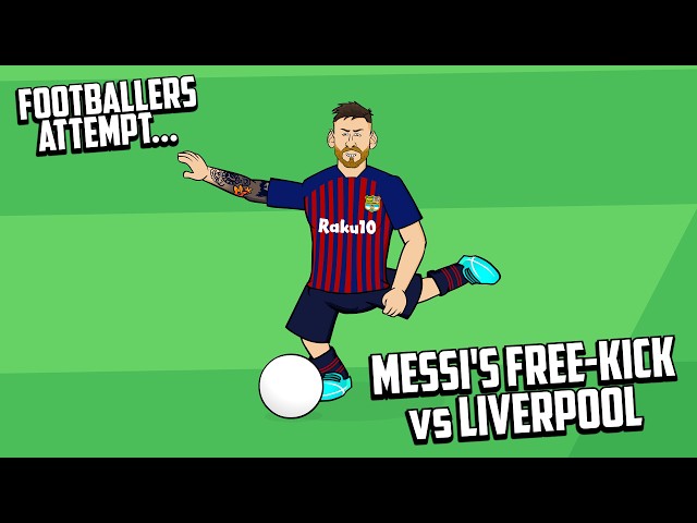 MESSI'S FREE-KICK vs LIVERPOOL🔥 Footballers Attempt! (Frontmen 8.3)