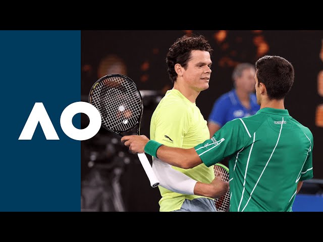 Milos Raonic vs Novak Djokovic - Extended Highlights (QF) | Australian Open 2020