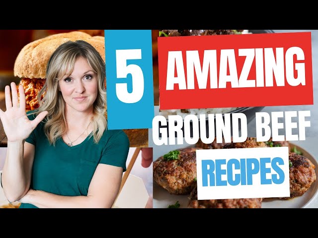 5 of the BEST Ground Beef recipes | Easy Winner Dinners | Easy & Healthy Family Dinners