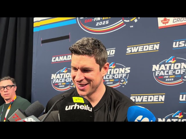 Sidney Crosby speaks ahead of USA-Canada championship