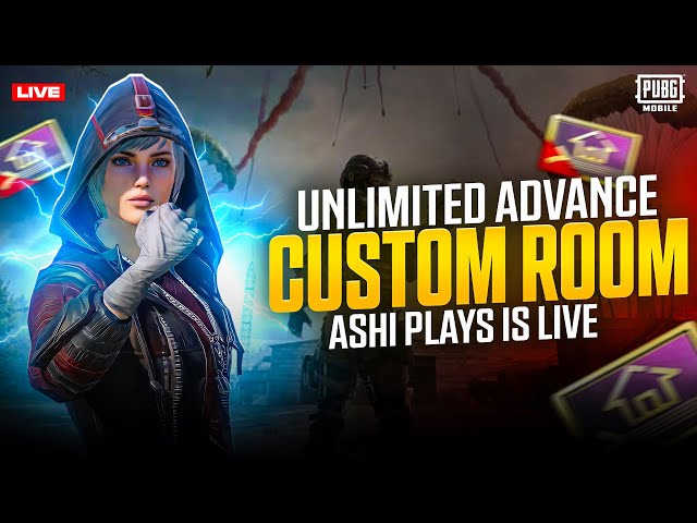 🔵 CUSTOM ROOMS WITH ASHI PLAYS ||  10k KERWADO YARA #pubgmgirls #customroom #livecustomrooms #ashi