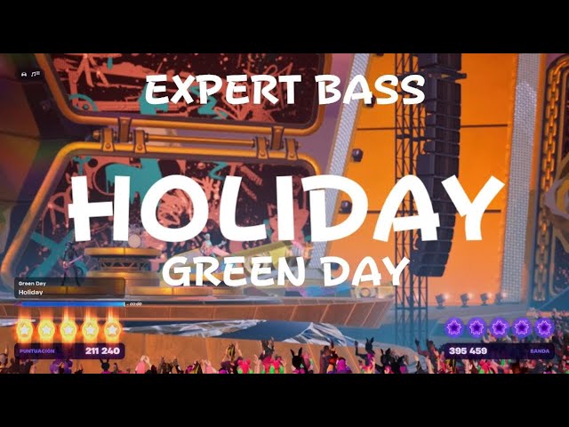 Green Day - Holiday 100% (World Top) [EXPERT BASS] | FORTNITE FESTIVAL S6