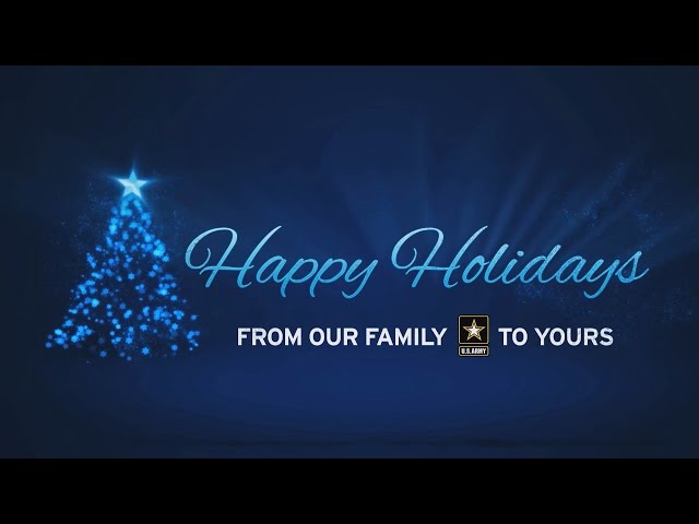 CSA-SMA and Wives Holiday Message