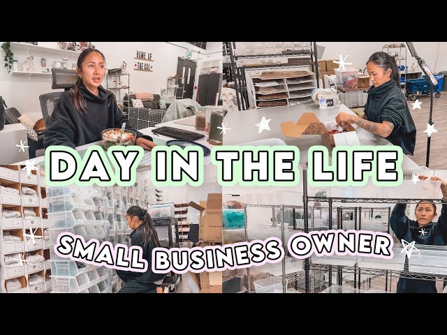 Day In The Life Of A Small Business Owner: Behind The Seams 📦🪡🖤