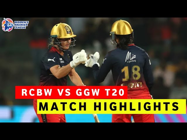 RCB vs GG 1st Match WPL 2025 Highlights | Women IPL Highlights 2025 | Cricket wpl 2025 highlights