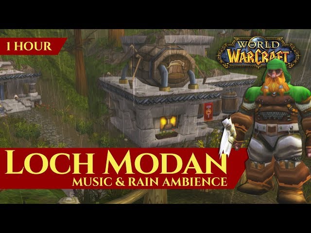 Vanilla Loch Modan - Music & Rain Ambience (1 hour, 4K, World of Warcraft Classic)