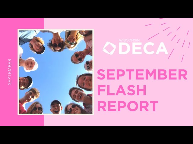 September Flash Report | Wisconsin DECA