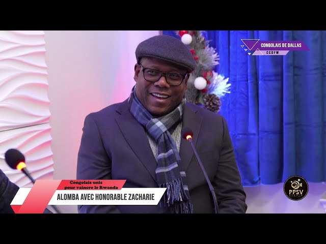 Hon.Zacharie Bababaswe face à la communauté congolaise de Dallas