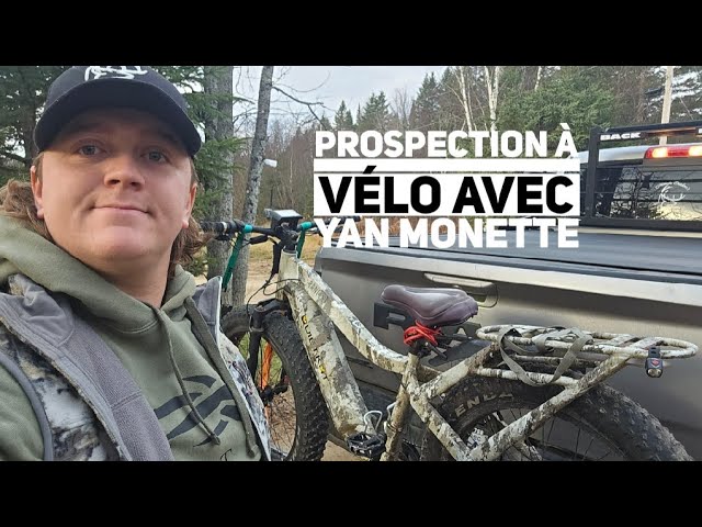 Prospection à vélo avec Yan