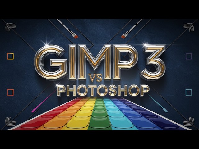 Gimp 3 vs Photoshop 2025