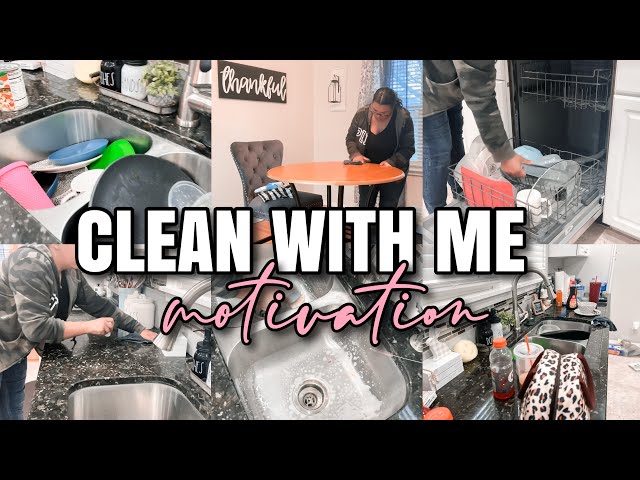 WEEKEND CLEANING MOTIVATION | TACKLING THE MESS WHILE SICK | REAL LIFE CLEAN WITH ME 2022