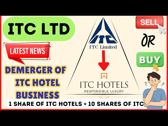 ITC Hotels Demerger Story | Latest Company Update | itc demerger news today | itc share latest news