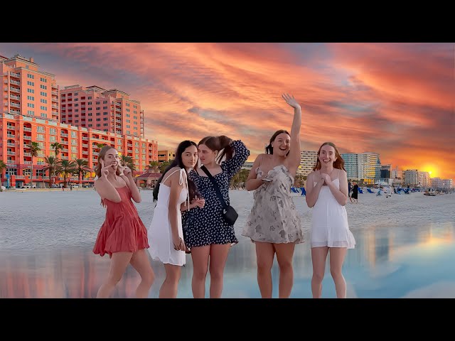 Clearwater Beach Florida 4K Winter Walking Tour (Jan 2025)