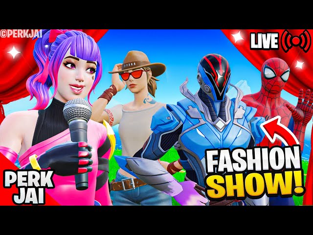 🔴(REAL) FORTNITE FASHION SHOWS *LIVE* | SKIN CONTEST! CUSTOM MATCHMAKING! (Fortnite Chapter 6 LIVE)