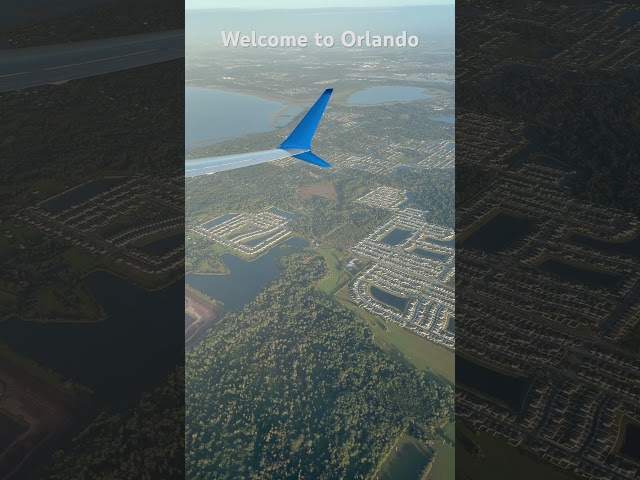 Welcome to Orlando #flying #florida #sky #landing #orlando