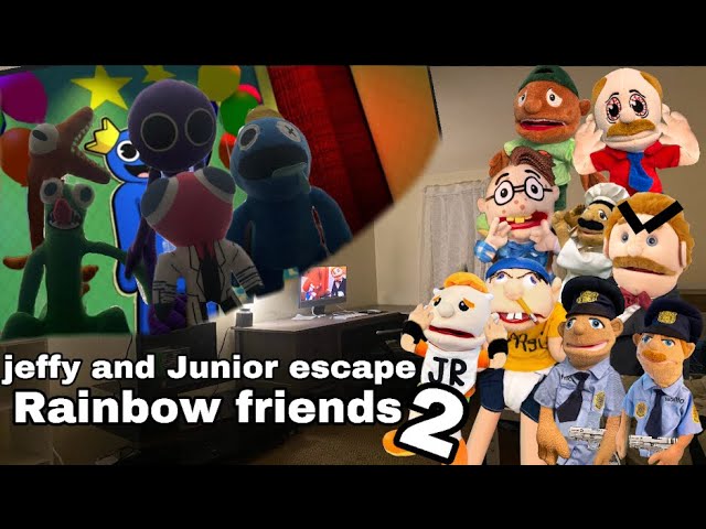 DML Movie: Jeffy and Junior escape Rainbow friends 2